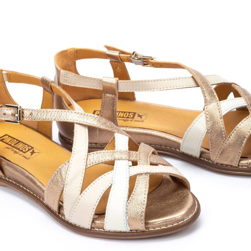 Women's Pikolinos TALAVERA Sandals Gold | NZ OQ9175A